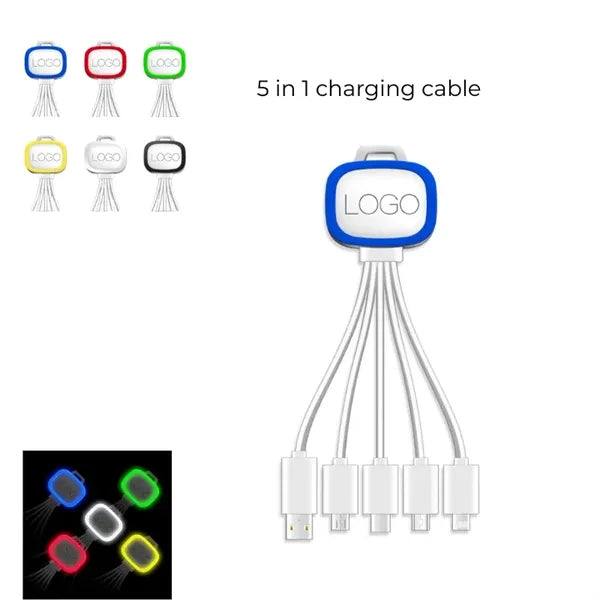 5 in 1 Multi Charging Cable