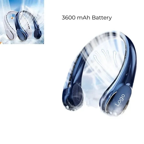 3600 mAh Battery Portable Neck Fan