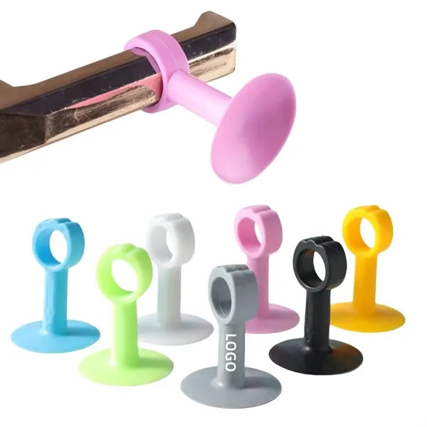 Silicone Door Stopper with Suction Cup Handle