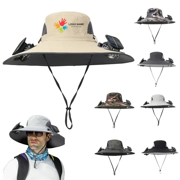 Wide Brim 2 Solar Fan Hat Sun