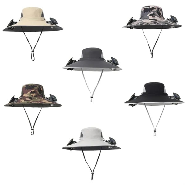 Wide Brim 2 Solar Fan Hat Sun