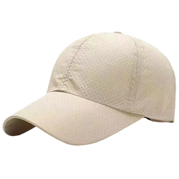 Quick-Dry Plain Baseball Cap