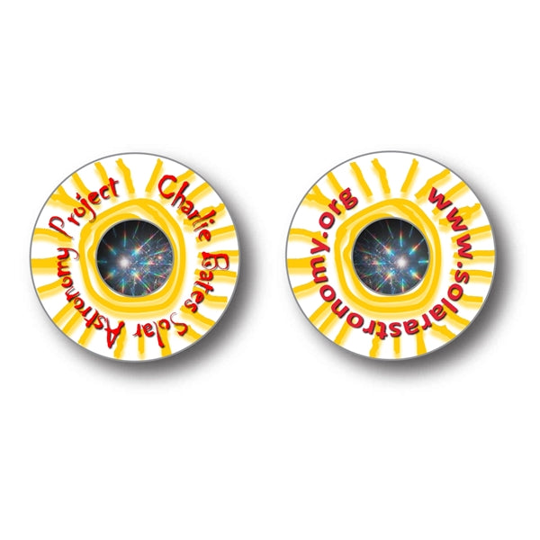 Rainbow Peep Holes, Tokens, Bottle Cap Insert-Custom Imprint