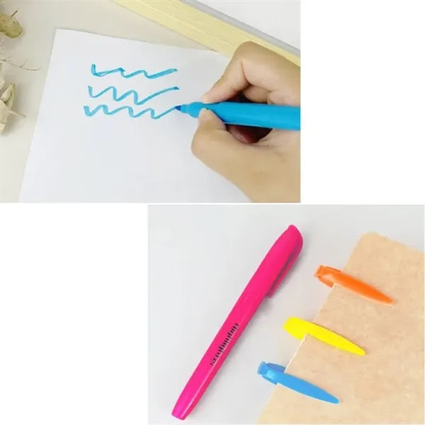 Pen Style Chisel Tip highlighter marker