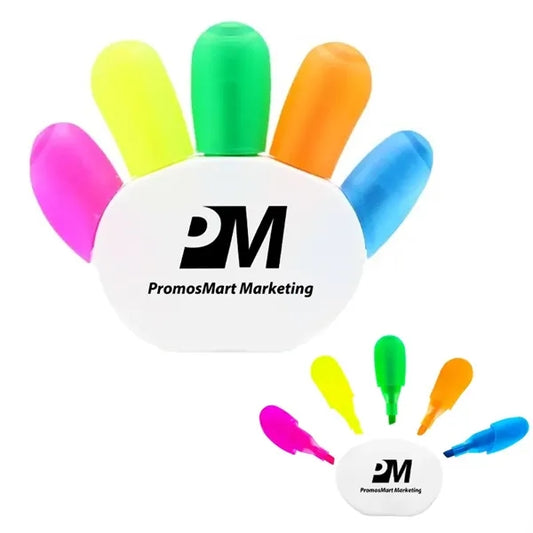 Palm Highlighters 5-In-1 Fluorescent Pens