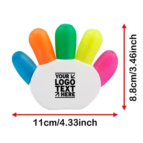 Palm Highlighters 5-In-1 Fluorescent Pens