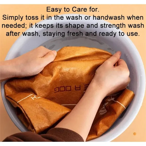 Waterproof Washable tyvek Tote Bag, Lightweight & Durable