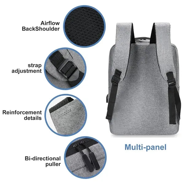 Business Travel Laptop Backpack with Charging Port