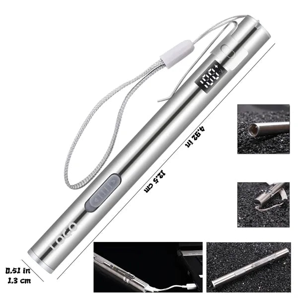Rechargeable Mini Flashlight with Power Indicator