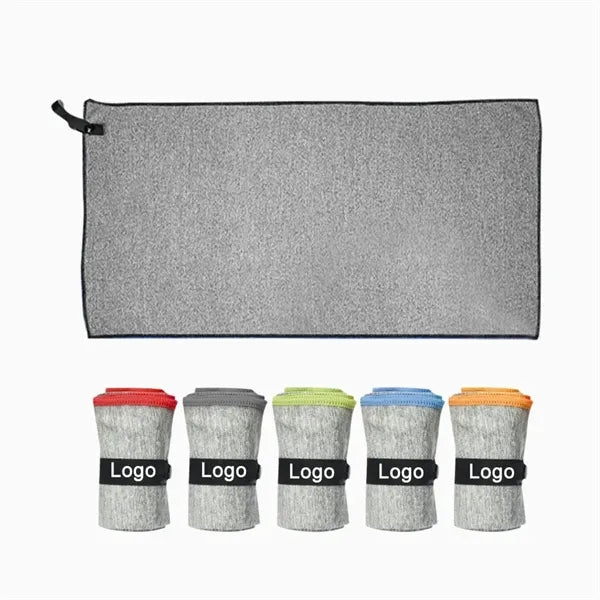 Quick Dry Gym Towel with Silver ION Odor-Free Fiber