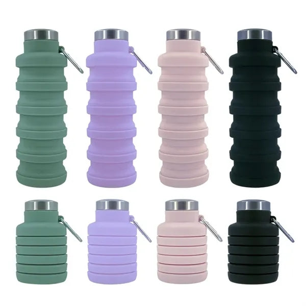 17oz Collapsible Silicone Water Bottles