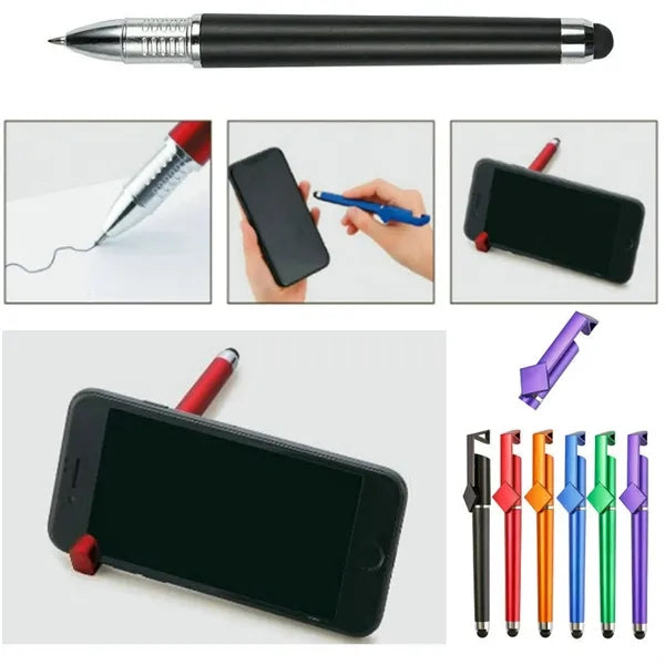 Multi-Function Phone Stand Stylus Ballpoint Pen