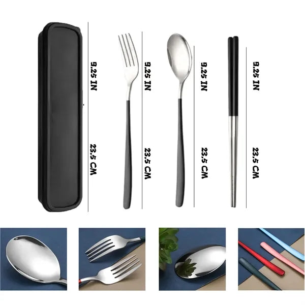 Portable cutlery set