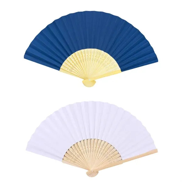 Folding Bamboo Paper Hand Fan