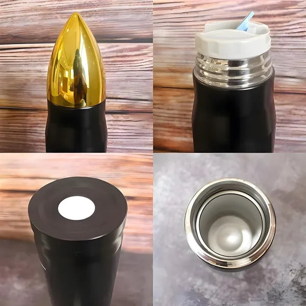 17oz/34oz Doube Wall Bullet Water Bottle Tumbler