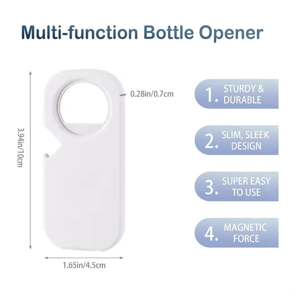 3 in 1 Magnetic Bottle Opener for Fridge Can Jar Beer Soda
