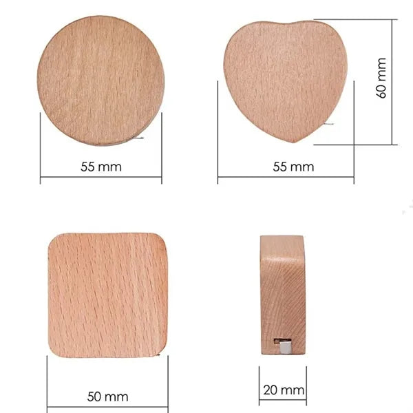 Wooden Tape Measure - 6.5'