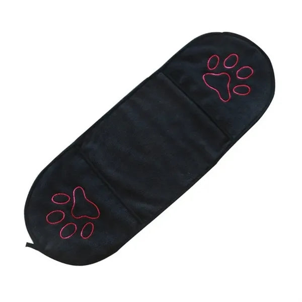 Pet Absorbent Bath Towel With Pockets