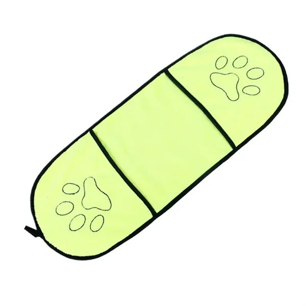 Pet Absorbent Bath Towel With Pockets