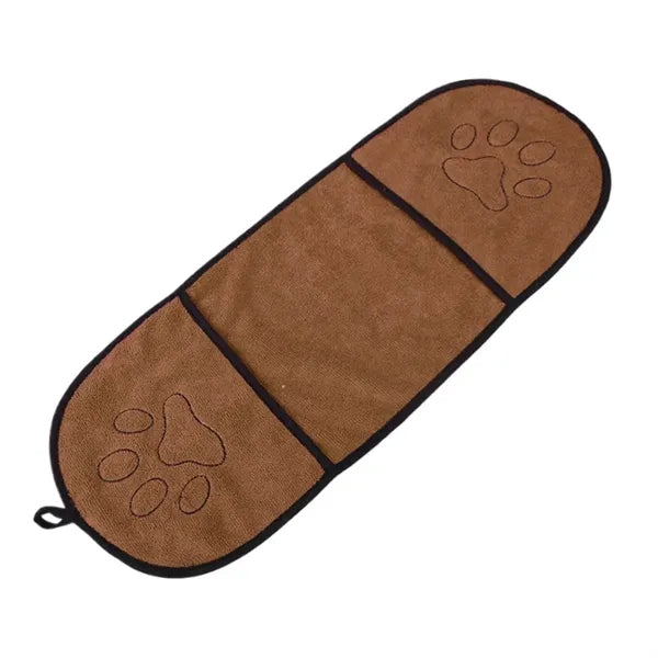 Pet Absorbent Bath Towel With Pockets