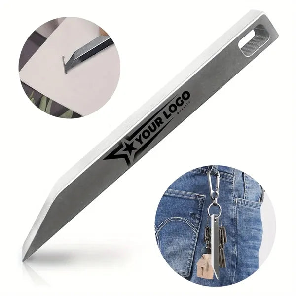 Titanium Crowbar EDC Keychain