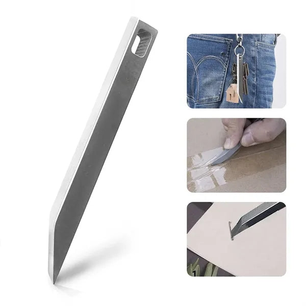 Titanium Crowbar EDC Keychain