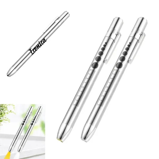 Pen Light with Pupil Gauge LED Penlight for Nurses Doctors