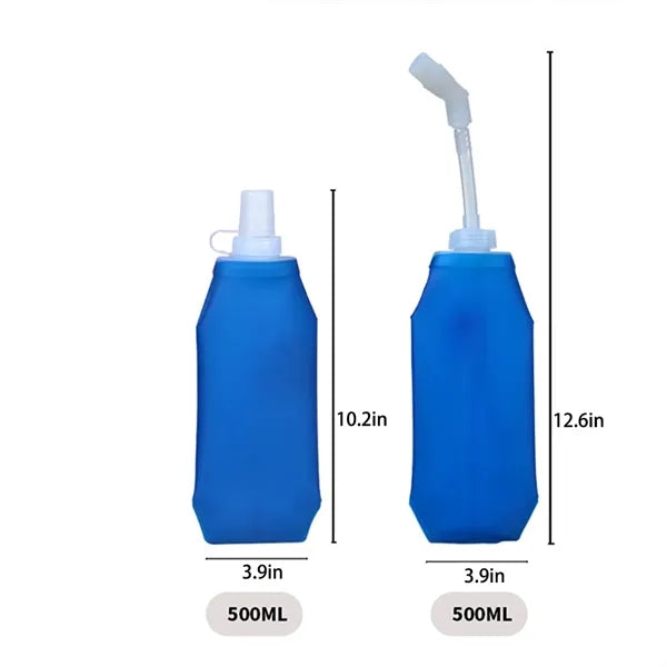 Foldable Water Bottle TPU Squeeze Sports Non-Toxic