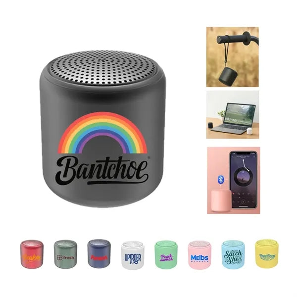 Mini Portable Outdoor Colorful Bluetooth Speaker