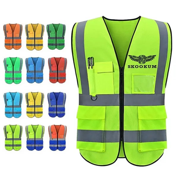 Safety Vest With Reflective Strips