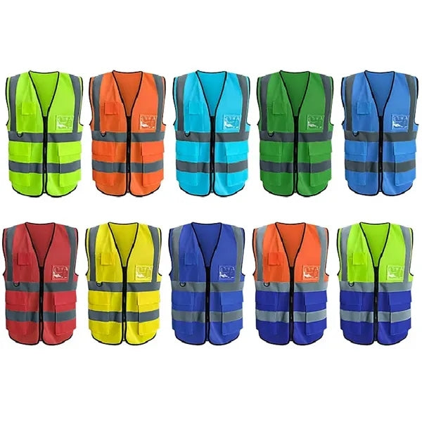 Safety Vest With Reflective Strips