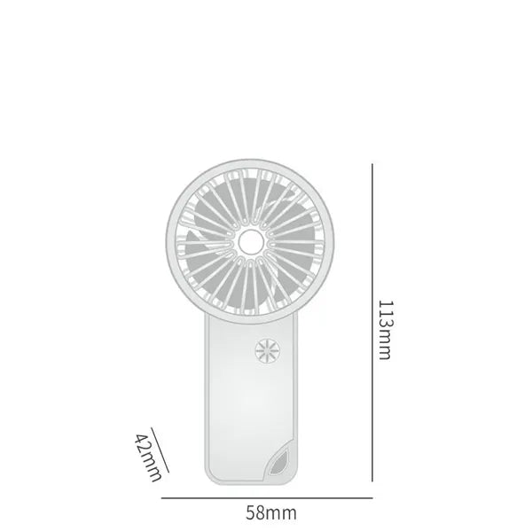 Summer Mini Fan With Carabiner
