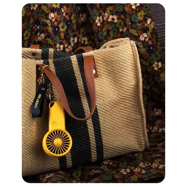 Summer Mini Fan With Carabiner