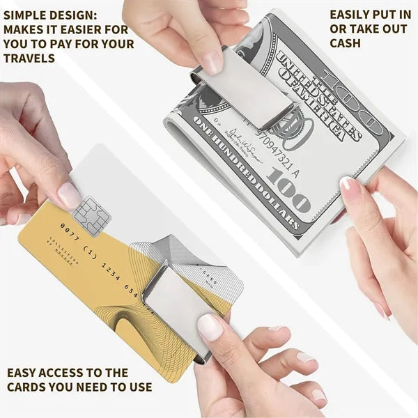 Stainless Steel Wallet Clip
