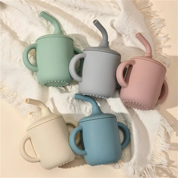 7oz Shatterproof Toddler Sippy Cups with Straw