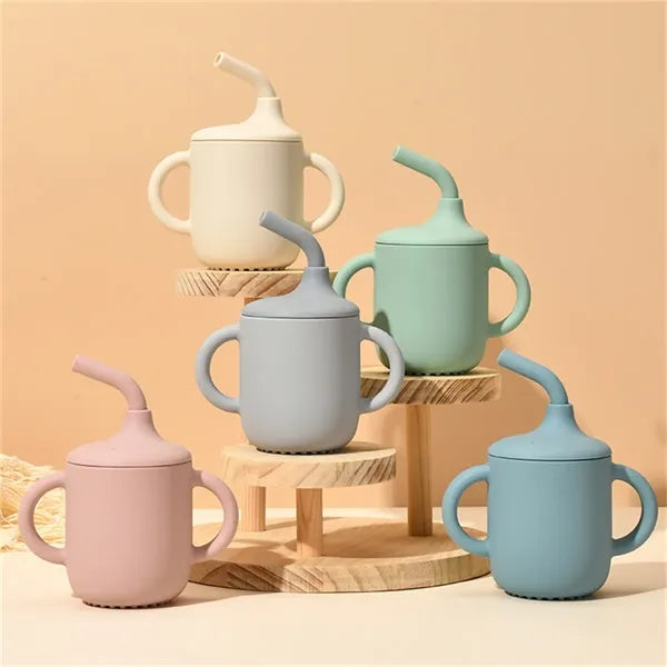 7oz Shatterproof Toddler Sippy Cups with Straw