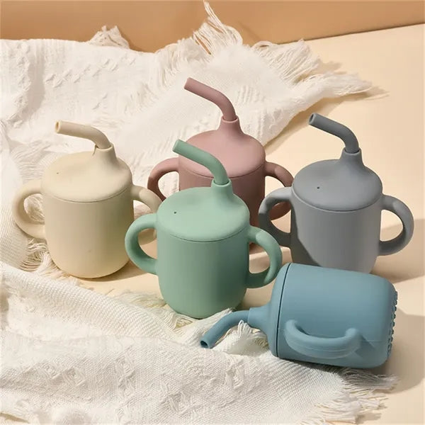 7oz Shatterproof Toddler Sippy Cups with Straw