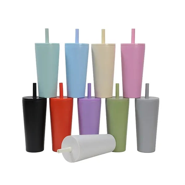 24oz Modern Insulated Tumbler with Lid and Straw