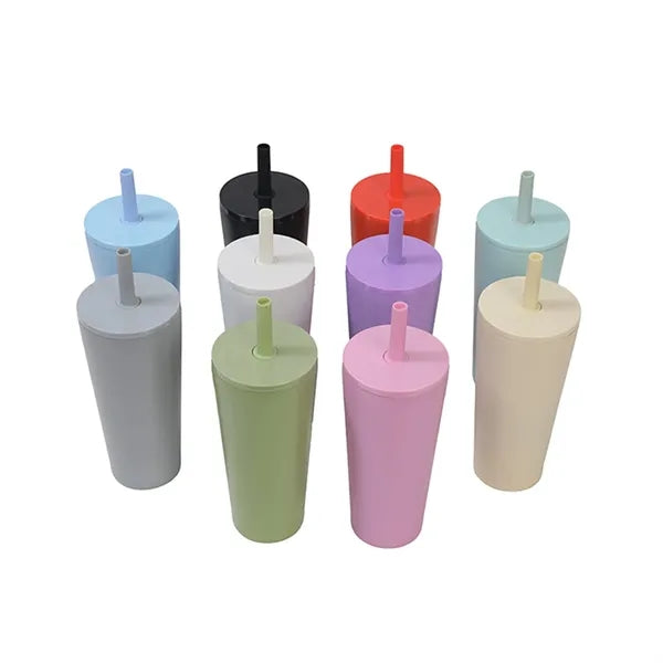 24oz Modern Insulated Tumbler with Lid and Straw