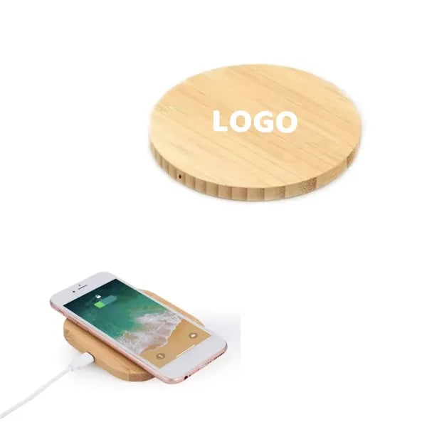 15W Wireless Charger Made of Bamboo