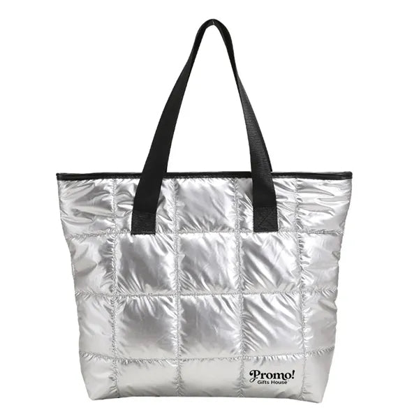 Puffer Tote Bag Soft Puffy Purses for Women Winter
