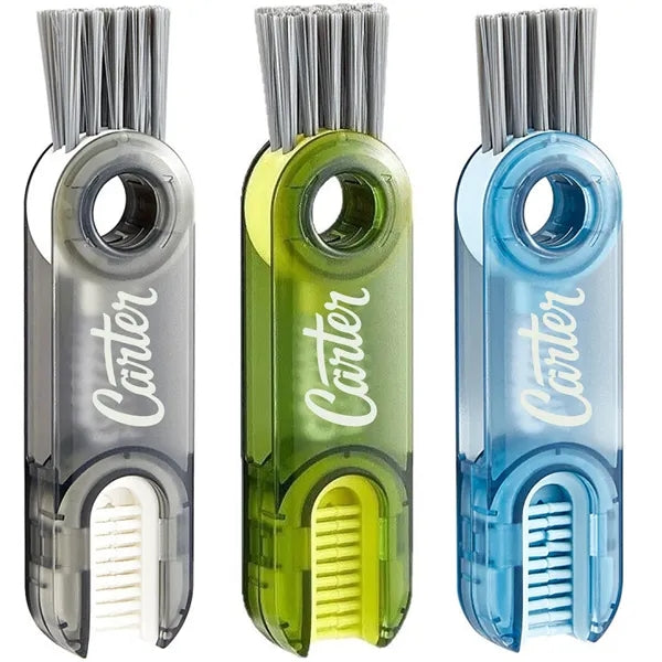 3-in-1 slit U-shaped cup mouth, lid, cleaning brush