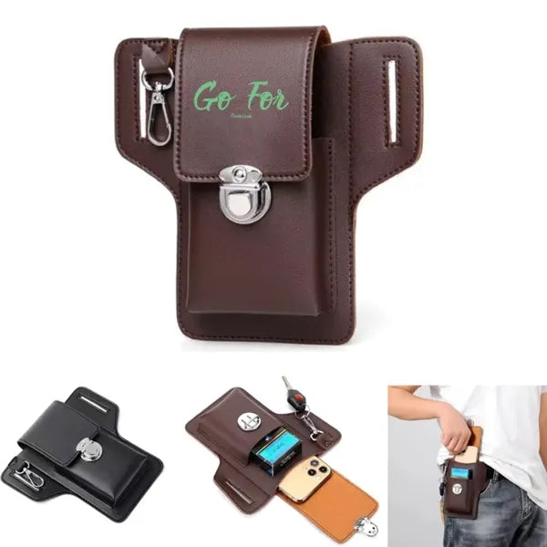 Leather Cell Phone Case Belt Holder Carrying Pouch