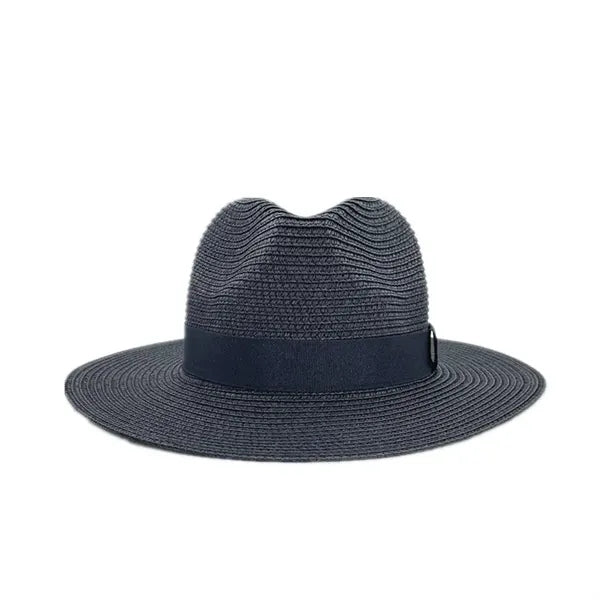 Wide Brim Straw Panama Hat, Fedora Beach Sun Hat