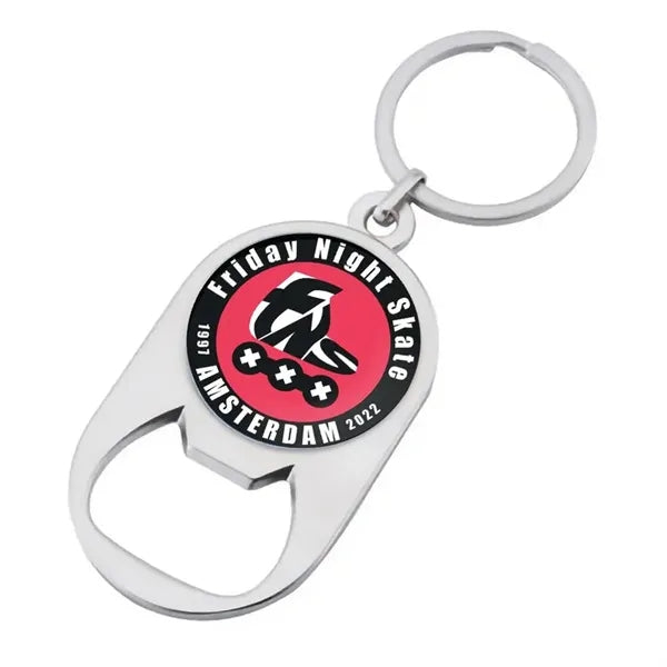 Multiuse Alloy Bottle Opener Keychain