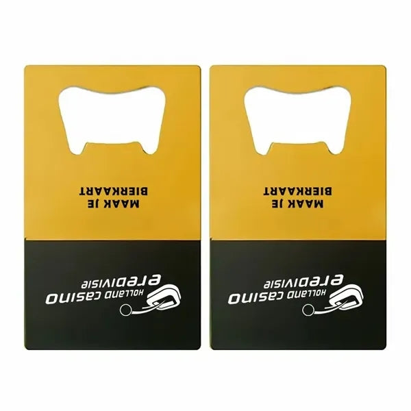 Two-Tone Card Bottle Opener