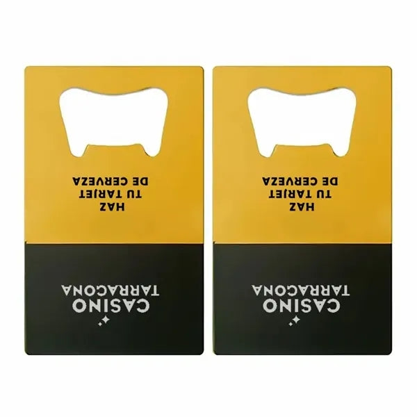 Two-Tone Card Bottle Opener