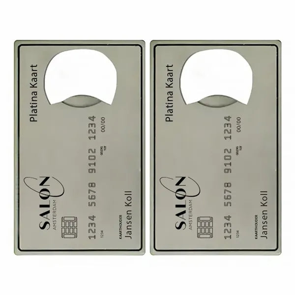 Platinum Card Shaped Bottle Opener