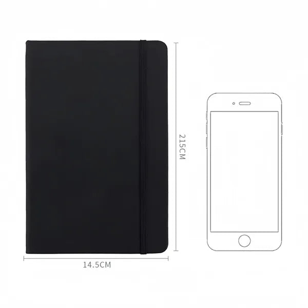 Premium PU Leather Notebook with Elastic Band