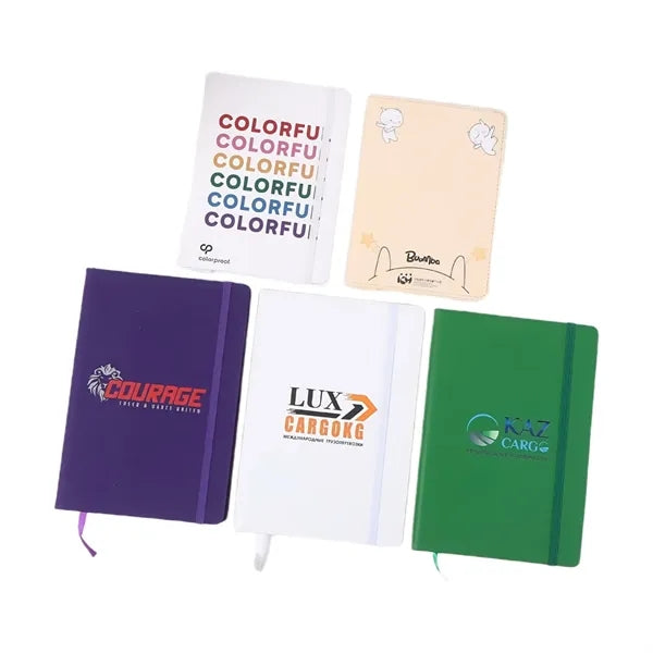 Premium PU Leather Notebook with Elastic Band